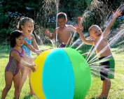 Giant inflatable water ball