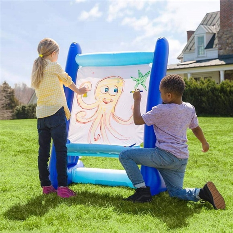 Inflatable children's drawing board