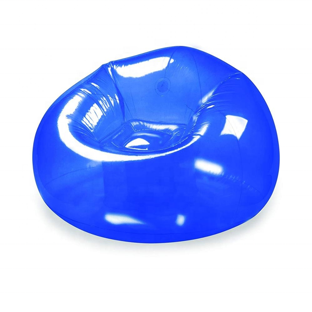 Inflatable sofa blue