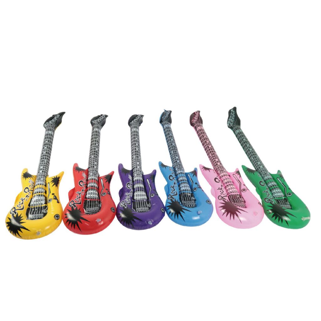 Reusable Inflatable Guitar Toys