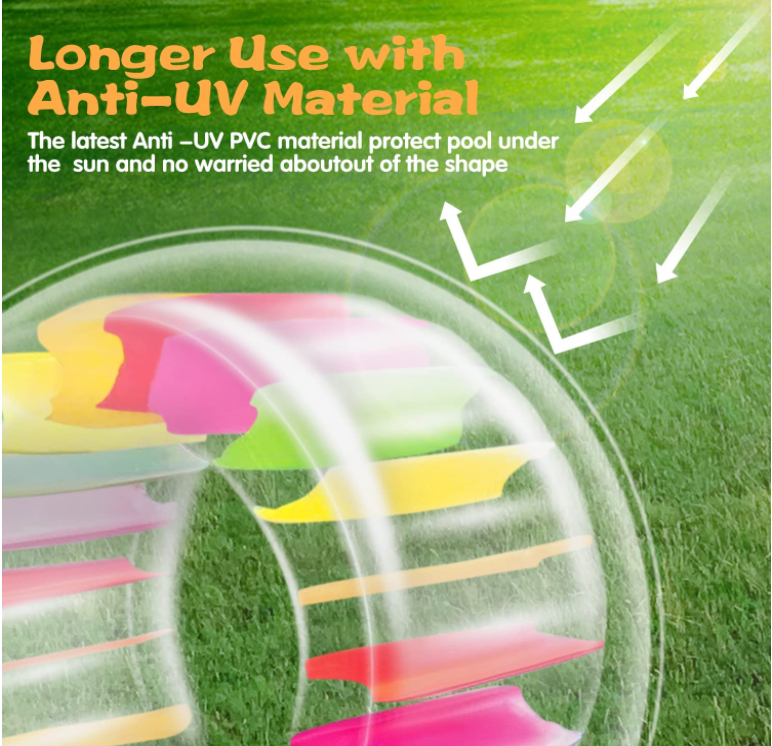 Roller Inflatable Float Giant Inflatable Roller Pool Float for Kids Large Inflatable Pool Float ...