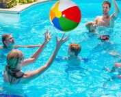 Inflatable Beach Balls for Kids Beach Toys for Kids & Toddlers, Pool Games, Summer Outdoor Activity Classic Rainbow Color