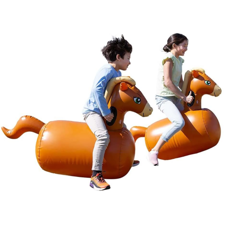 Inflatable Toys Inflatable Ride-On Horses For Active Play Outdoor Indoor Ride On Animal Toys