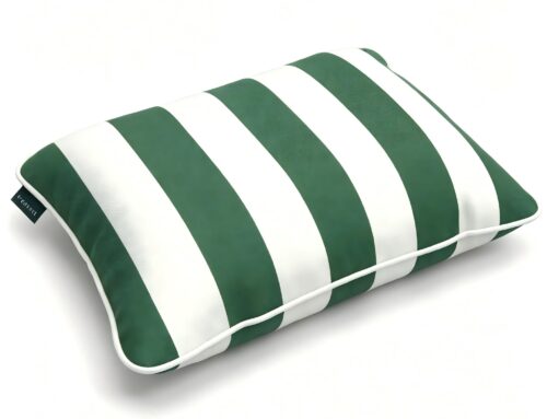 Palm Stripes Inflatable Pool Pillow