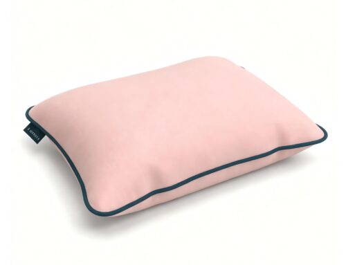 Blush Pink Inflatable Pool Pillow